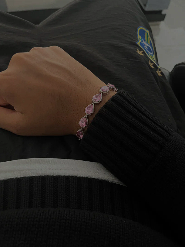 Pink Crystal Bracelet