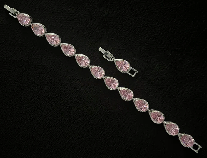 Pink Crystal Bracelet